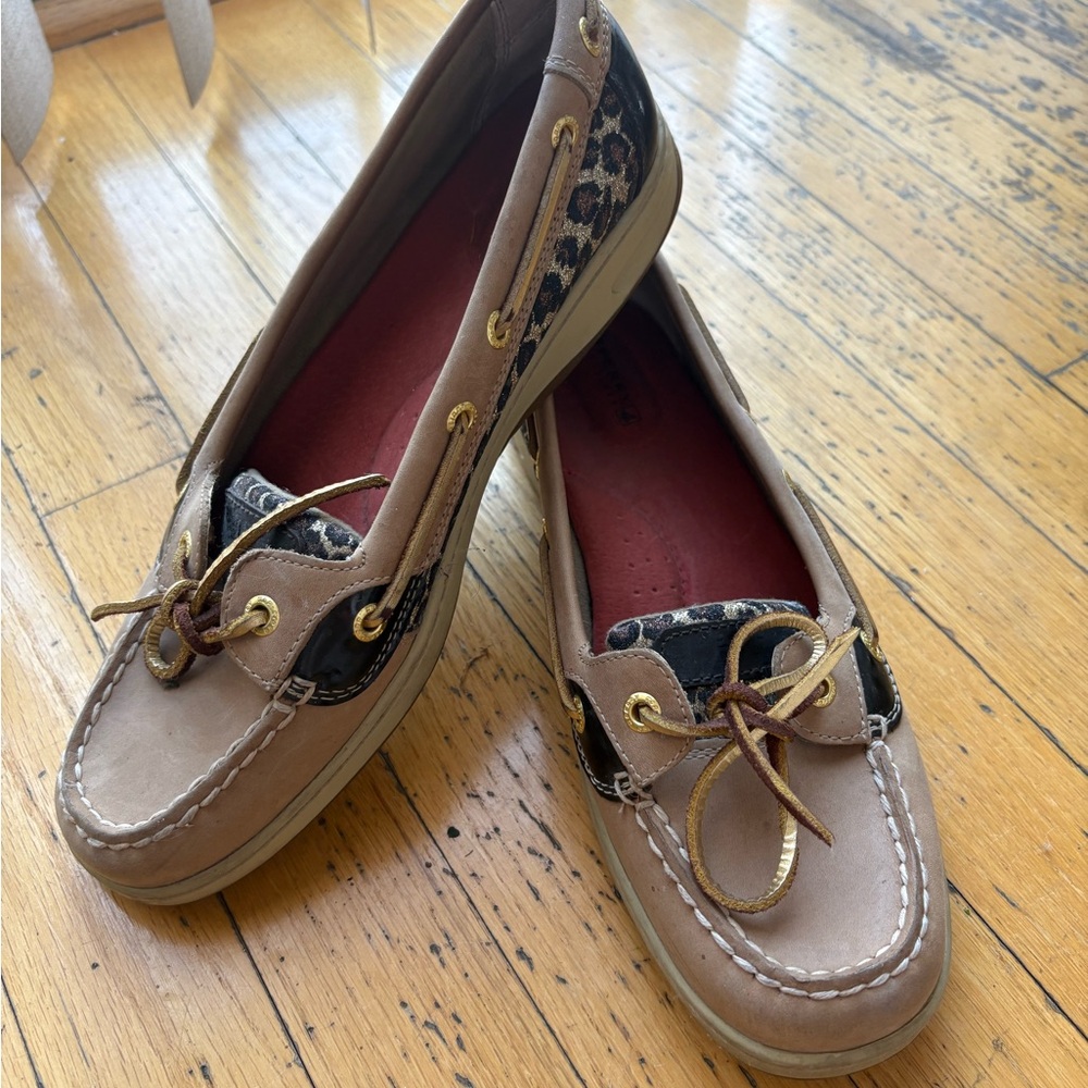 Sperry’s Leopard Print Boat Shoes